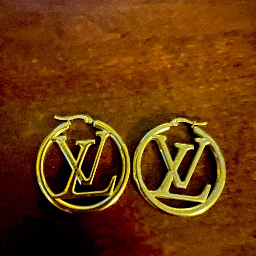 Louis Vuitton hoop earrings
